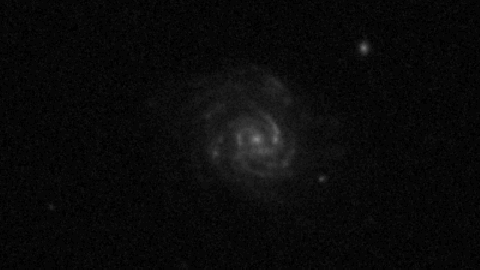 Galaxy FITS image visualization